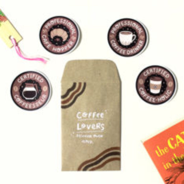 Coffee Lovers | Brown (4pcs)