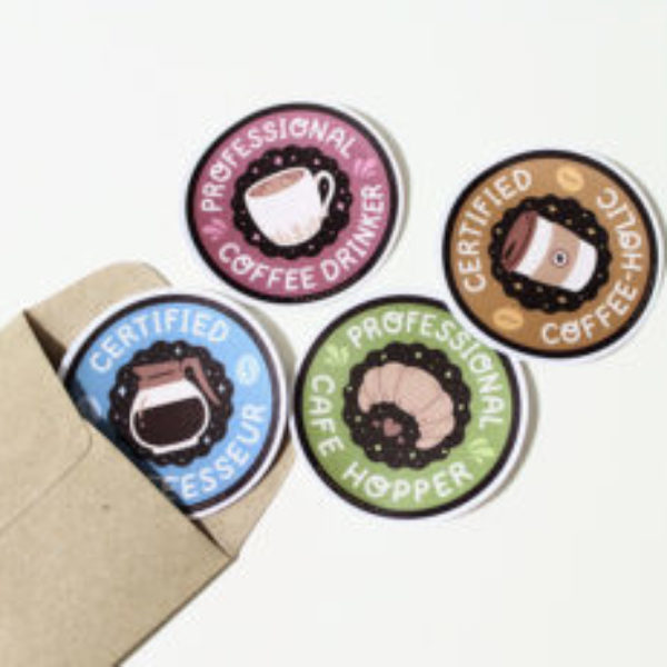 Coffee Lovers | Colored (4pcs)