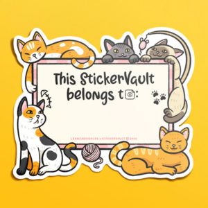 StickerVault Labels: Cats